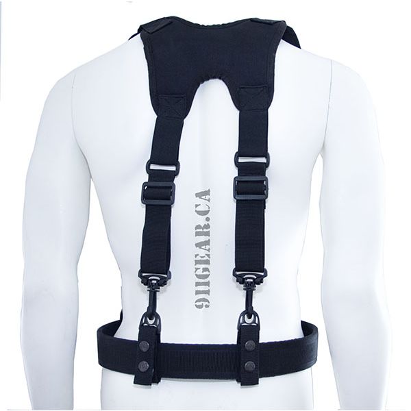 Tactical Duty Belt Harness Suspenders Police Suspender Tool Belt
